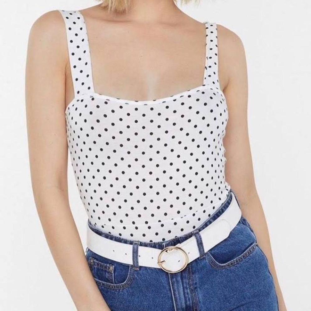 NASTY GAL Polka Dot Body Suit